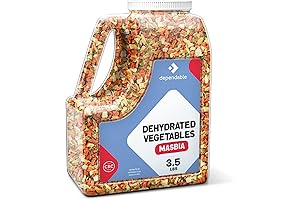 Dependable Foods Dehydrated Vegetables - The Perfect Way to Stock Up on Nutrients