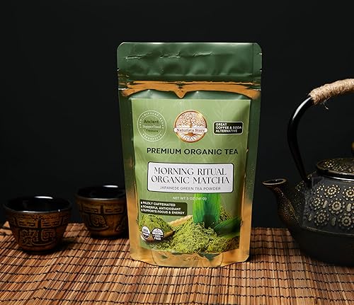 Té verde matcha japonés orgánico de grado ceremonial en polvo, 5 onzas | Cultivado en Japón