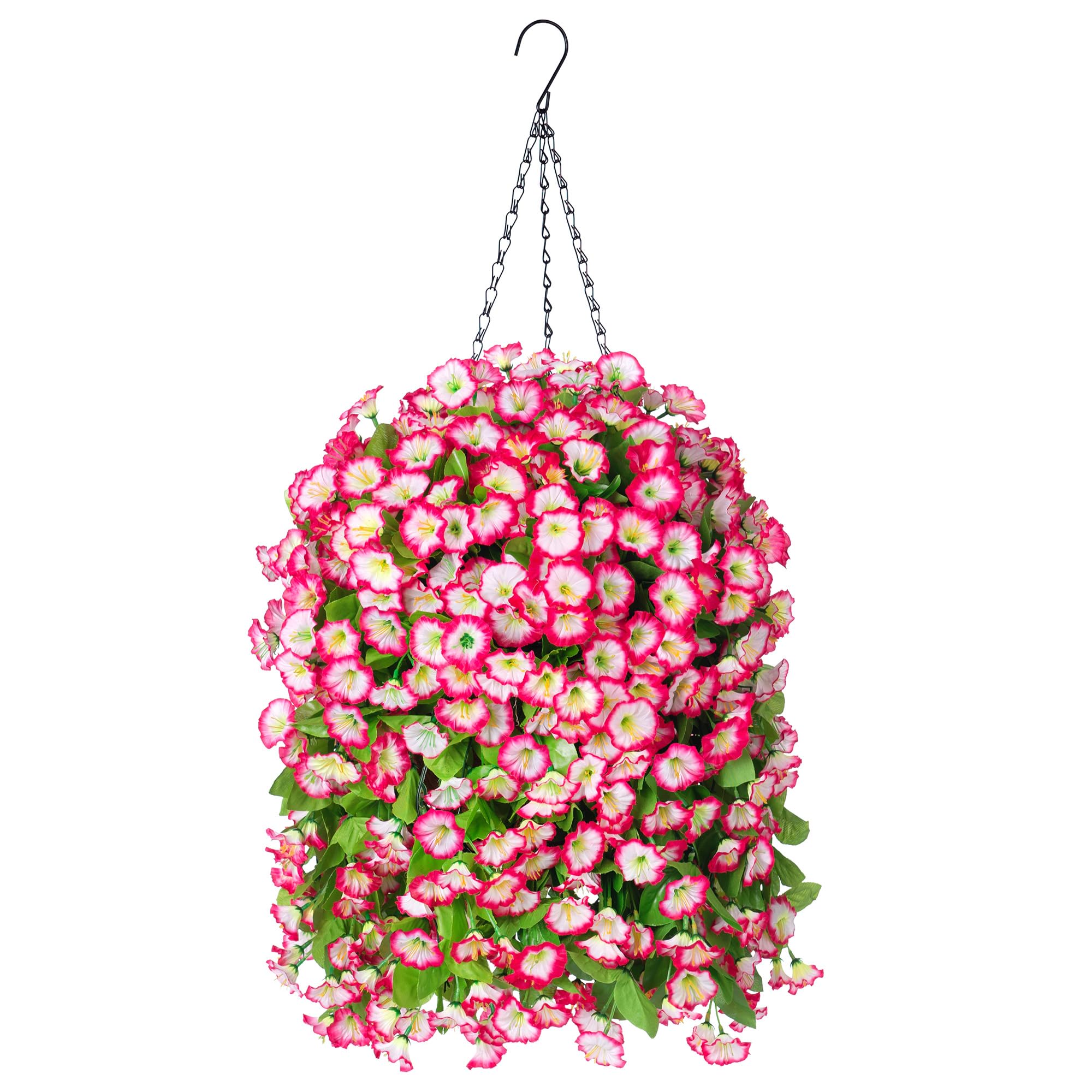 Ammyoo Pink Rattan Hanging Basket