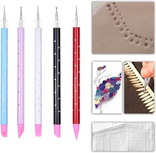 Kare & Kind Double Ended Nail Art Sculpting And Dotting Pen - Silicone Carving Head and Dotting Tip - DIY, Home, Salon, Professional Use - Also for Cake Decorating, Crafting, Clay Art, Pottery