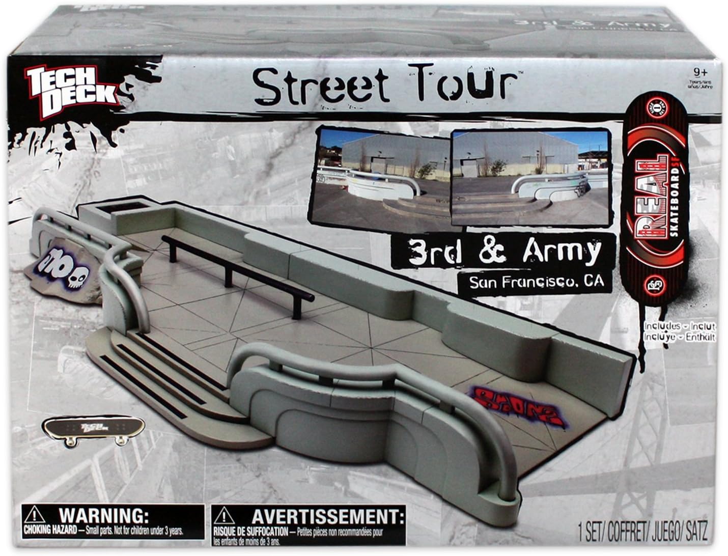 Tech Deck Street Tour - Replica 3rd & Army Plaza