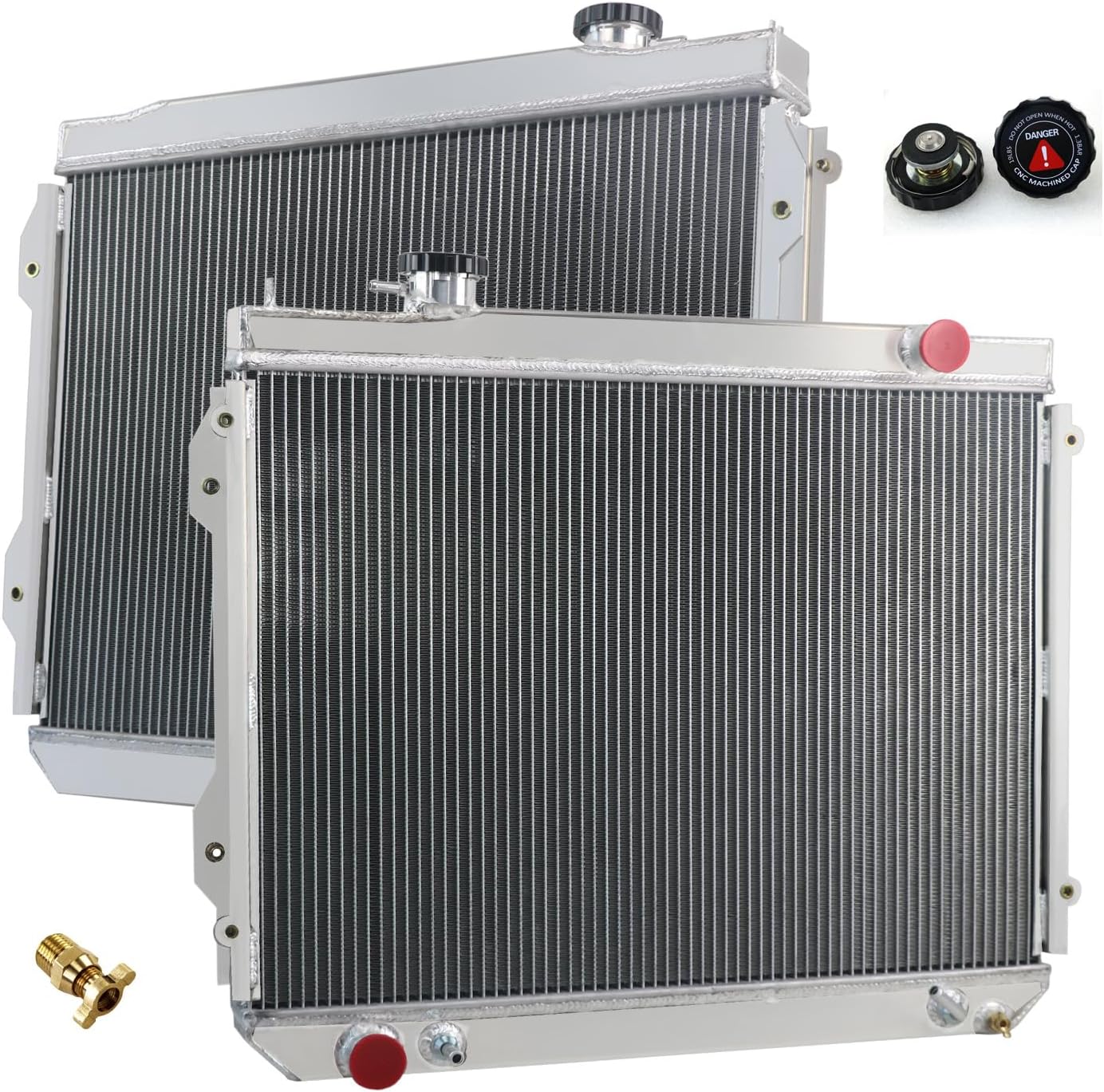 YUFUQIDA 3-Row All-Aluminum Radiator Assembly for 1995-2004 Toyota Tacoma