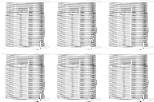 Vista 420 de Mandala Crafts Alambre de aluminio anodizado de calibre 8 para hacer joyas, alambre neutro flexible de color de 128 pies, flexible y flexible