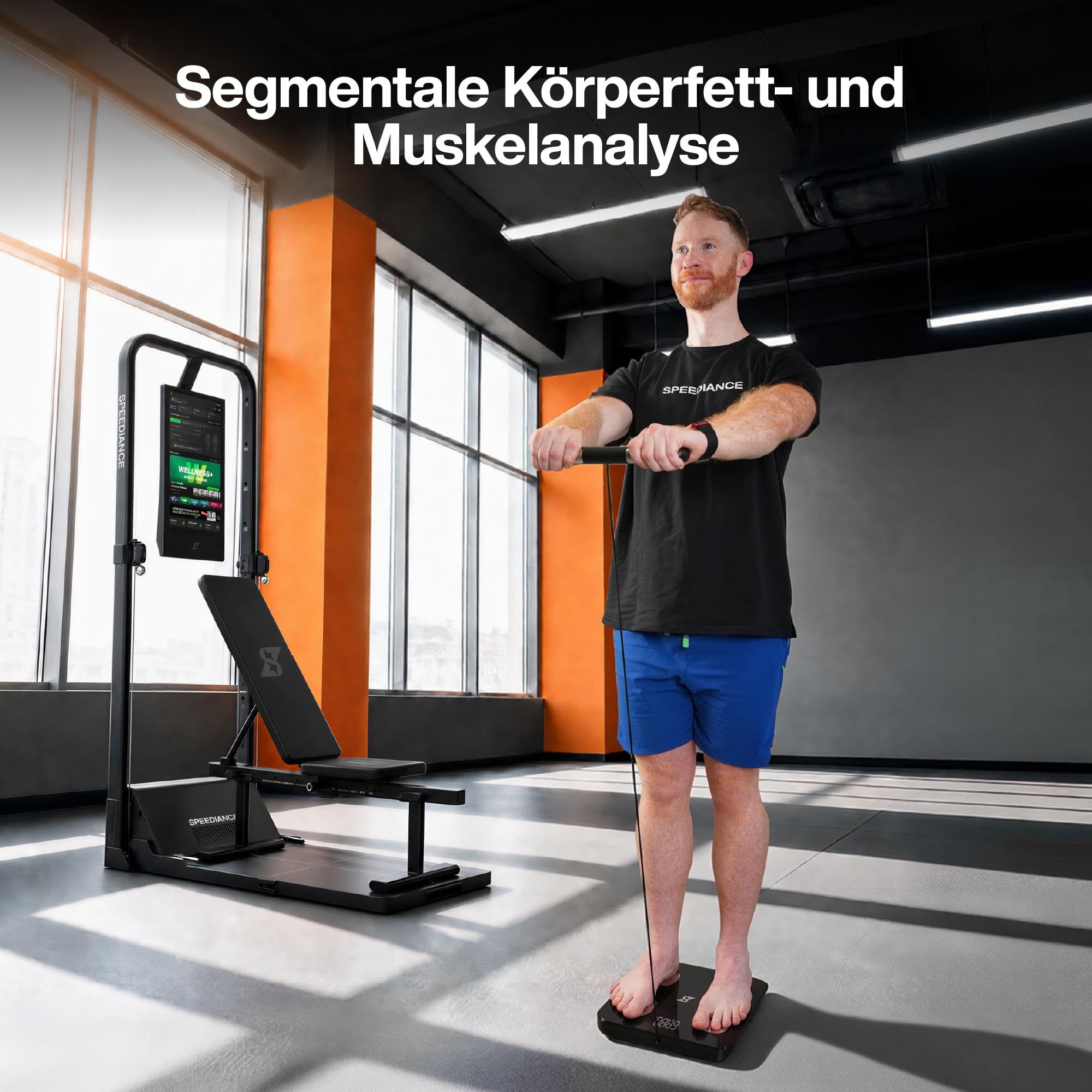 Speediance Smart Scale – WLAN-fähige Körperanalysewaage für tägliches Fortschritts-Tracking