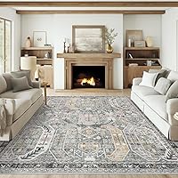 Vista 63 de Alfombras antideslizantes de 2.6 x 8 pies de befbee, alfombras resistentes a las manchas para pasillos, cocina y entrada, alfombras lavables