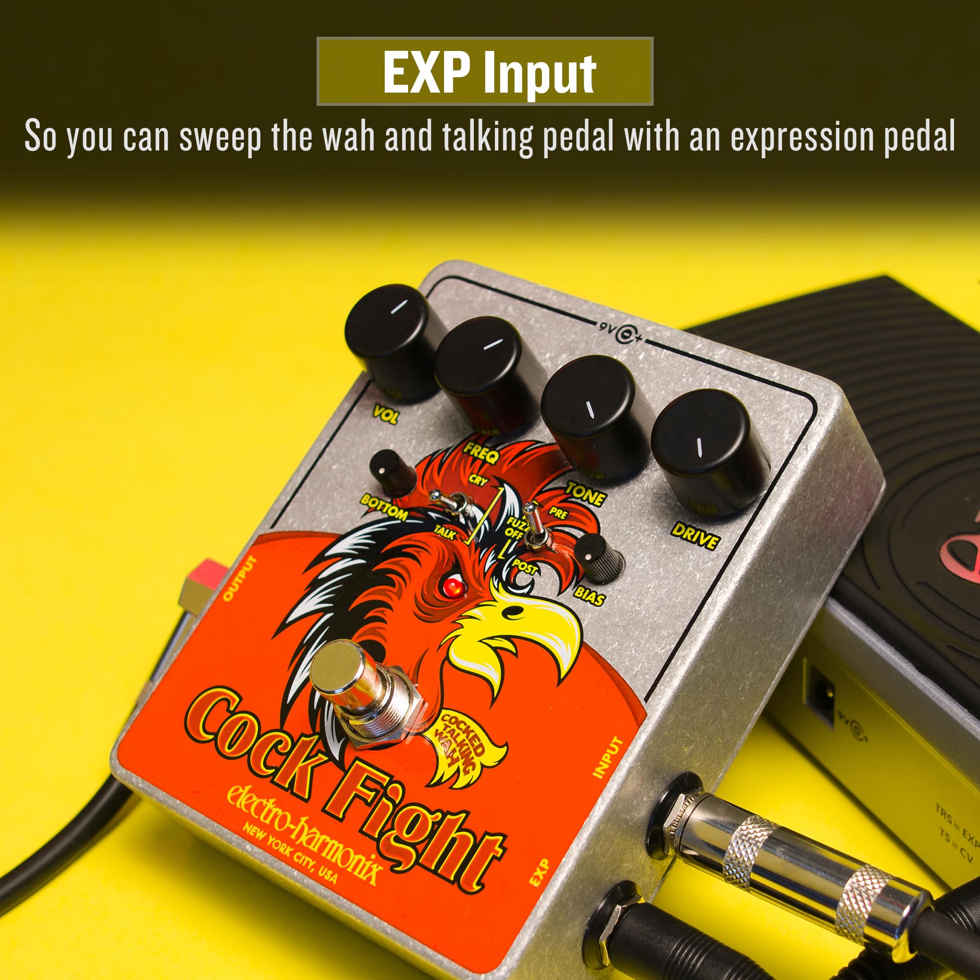 Electro-Harmonix Cock Fight Cocked Talking Wah Pedal