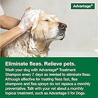 Vista 9 de Advantage Champú para pulgas y garrapatas para perros y perros adultos Mata pulgas y garrapatas 8 onzas