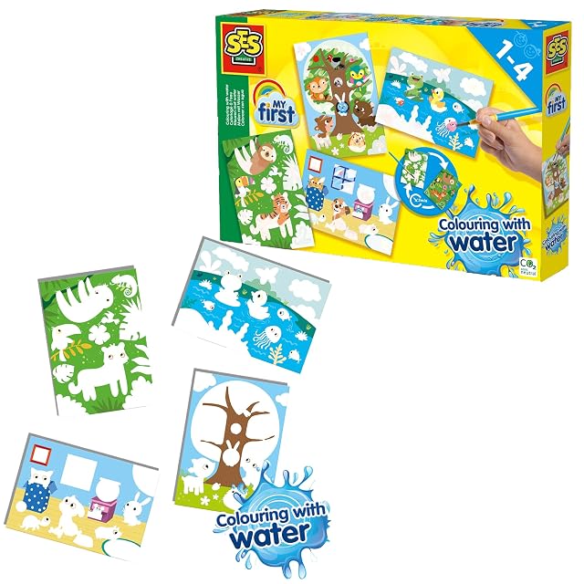 Foto 5 de 5 de SES Creative Colorear con agua - Animales escondidos