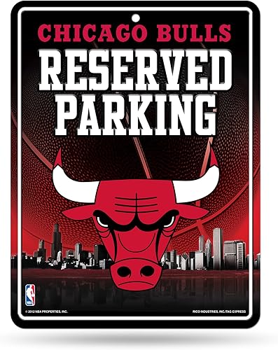 Miniatura 135 de Rico Industries NBA Basketball Metal Parking Sign