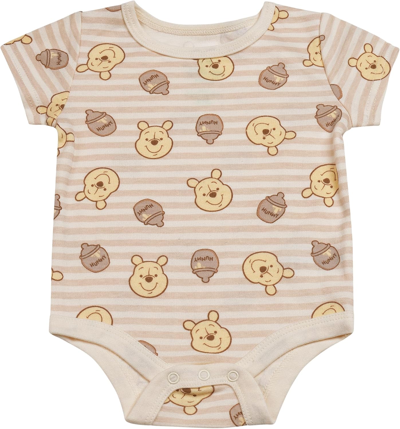 Magic Threadz Disney Clothes Baby Boys 3pc Layette Set – Mickey Mouse & Winnie the Pooh Bodysuit, Jacket & Pants (0M–9M)