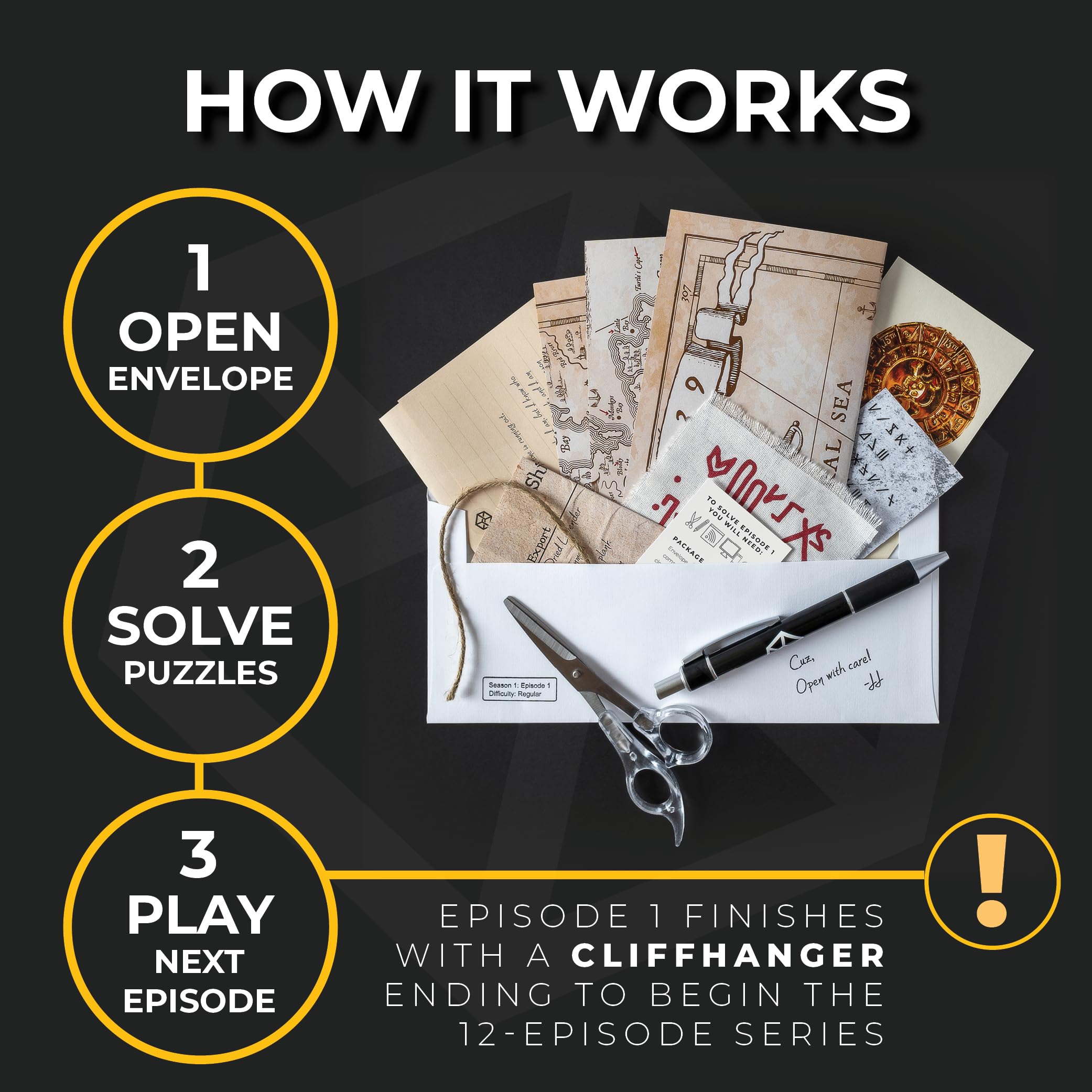 ThinkFun - Escape The Room, La Casa delle Bambole Maledetta | Giochi da Tavolo | 1-4 Giocatori | Idea Regalo per Adulti e Ragazzi 13+ Anni | Edizione in Italiano | Idee Regalo