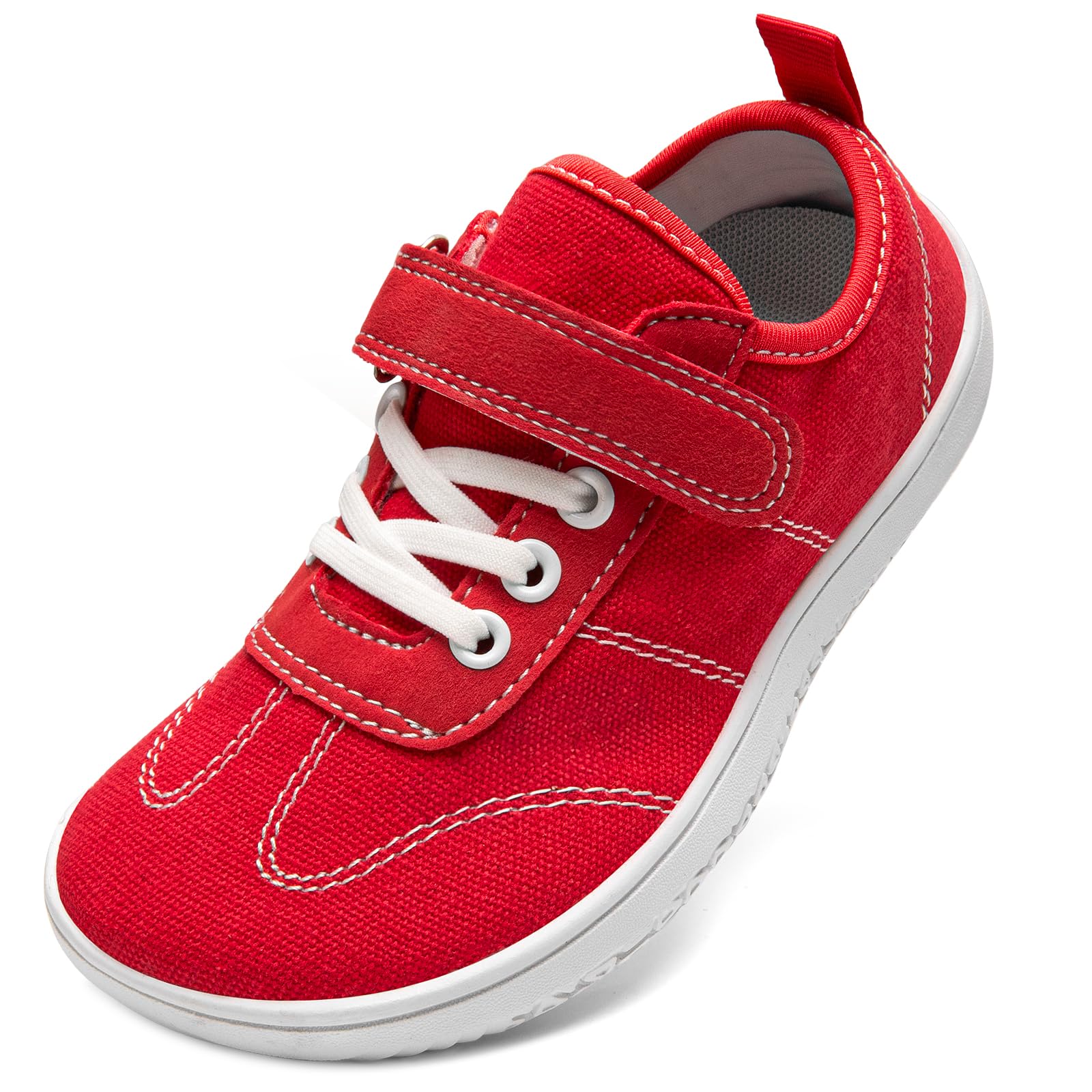 TIAROOTT Barfußschuhe Kinder Breite für Jungen Mädchen Kinder Barfußschuhe Minimalistische Leicht Sommer Traillaufschuhe Freizeit mit Klettverschluss Atmungsaktiv rutschfest Sneaker Komfortable