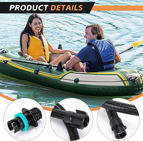 Miniatura 4 de Manguera de tabla de remo para tabla de remo inflable, barco, tienda de campaña, piscina, alfombrilla compatible con bomba eléctrica de tabla de