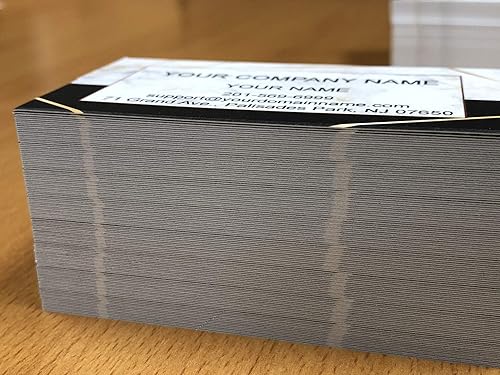 Miniatura 10 de Tarjetas de visita premium personalizadas, 100 piezas a todo color, impresas en papel mate clásico de 16 puntos (12.35 ozm) o 14 puntos (10.86 ozm),