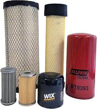 CFKIT Maintenance Filter Kit Compatible with NH Workmaster 55