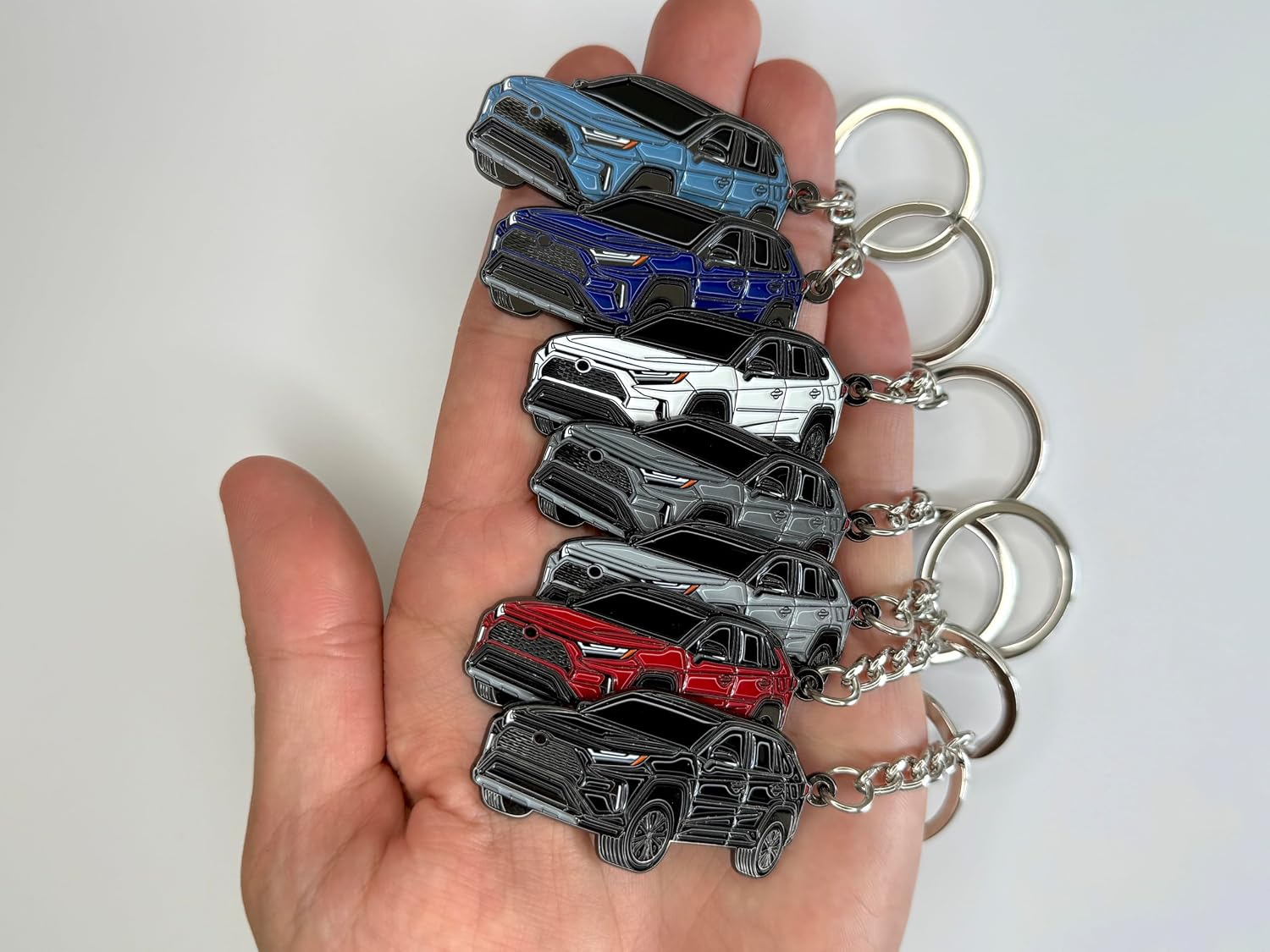 RAV4 Keychain - RAV 4 2025 Accessories metal key chain key fob cover trd car accessories gifts mods