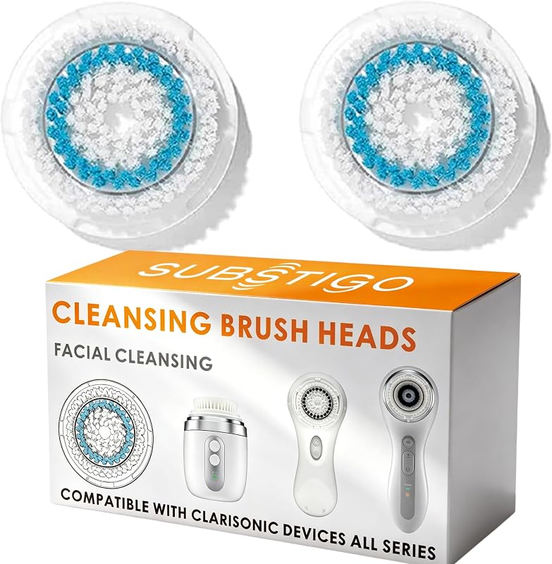 Cabeças de reposição SUBSTIGO para Clarisonic Mia 1, Mia 2, Mia Fit, Alpha Fit, Smart Profile Uplift e Alpha Fit X