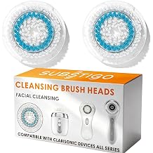 for Mia 2 Replacement Brush Heads Replacements Compatible for Clarisonic Mia 1, Mia 2, Mia Fit, Alpha Fit, Smart Profile Uplift and Alpha Fit Face Facial Cleansing Brush Head Replacements Deep Pore
