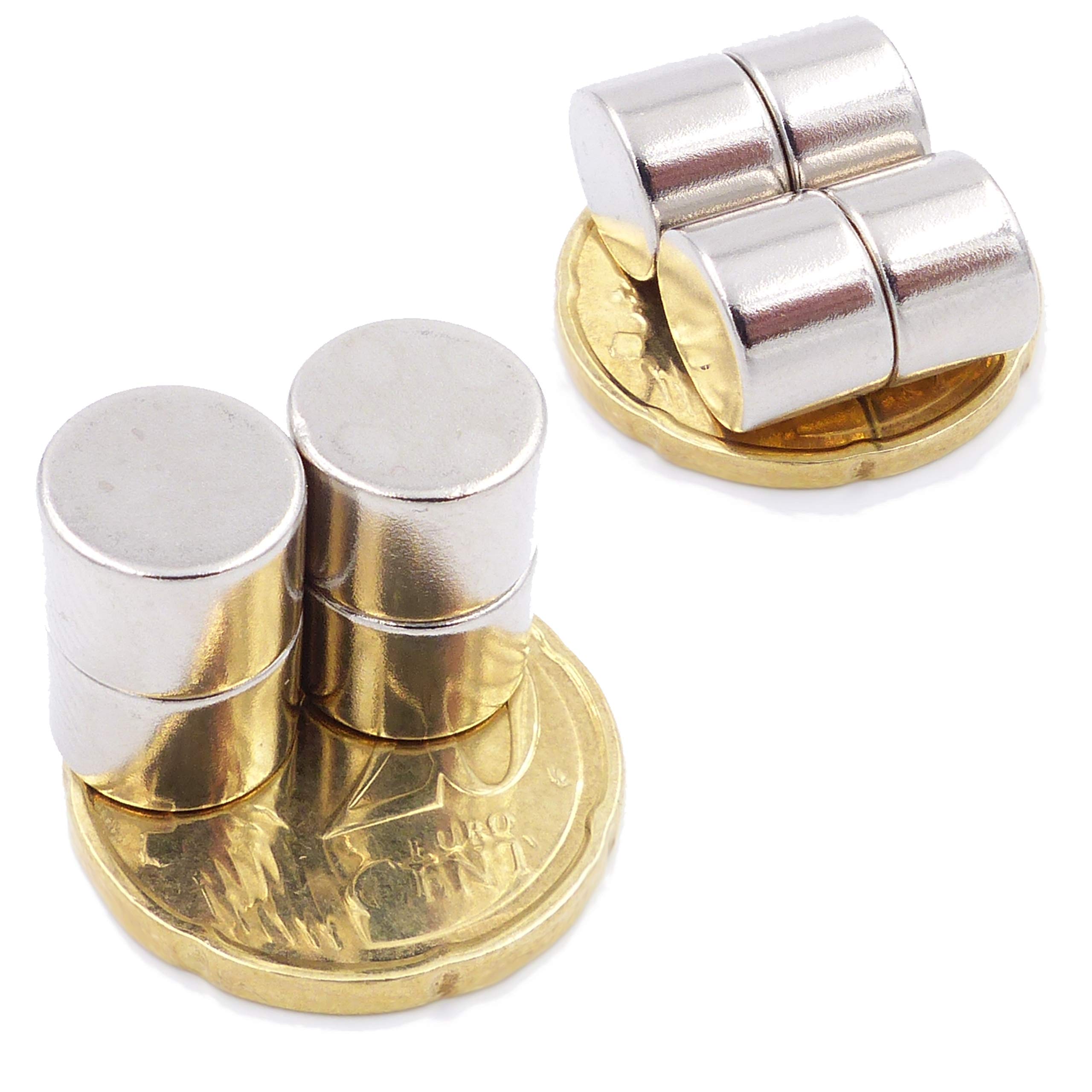 75 Mini Magneti Al Neodimio N52: Dischi 10x1mm Ultra Potenti Per Modellismo E Foto