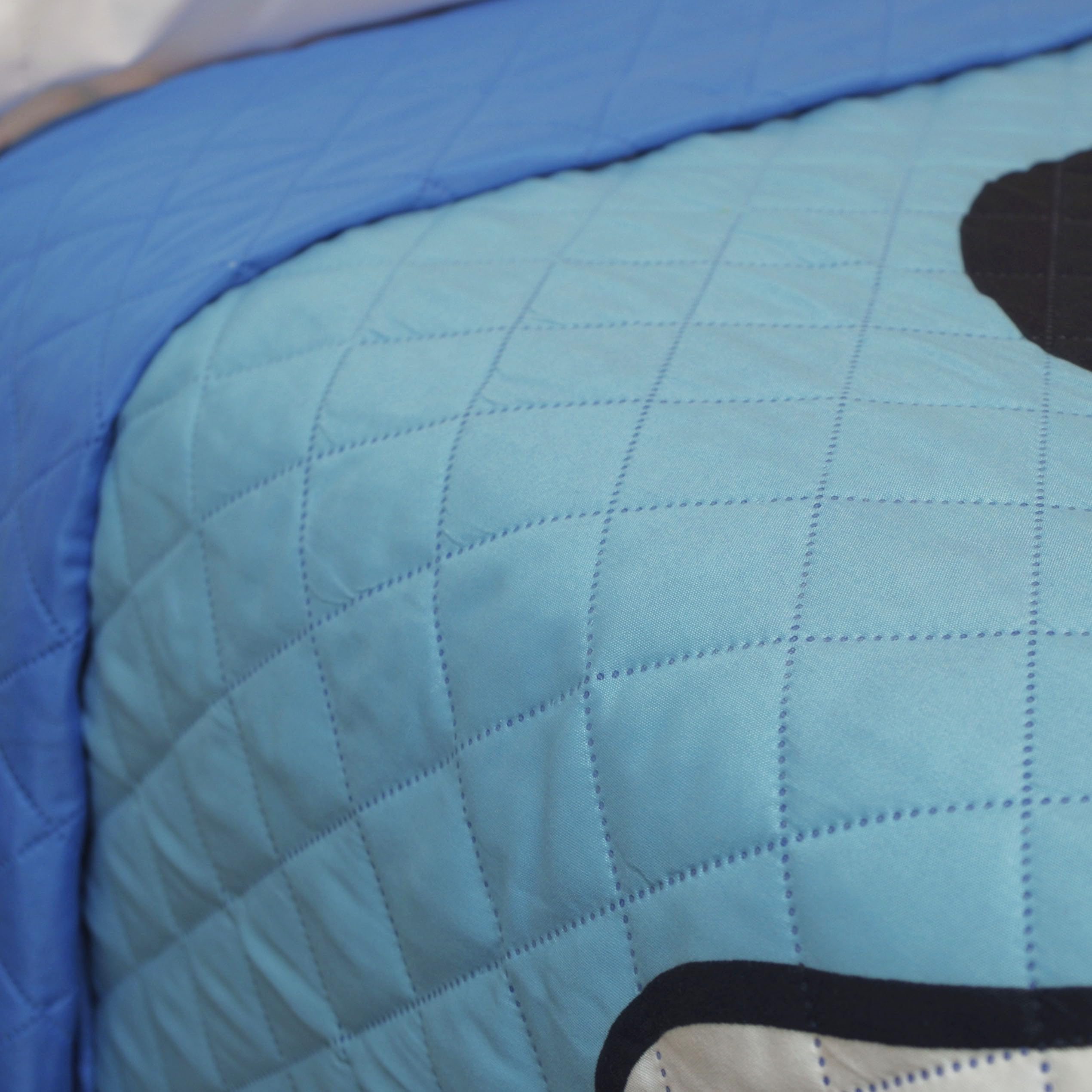 10XDIEZ Colcha verano mickey - (Cama de 90cm - Azul)