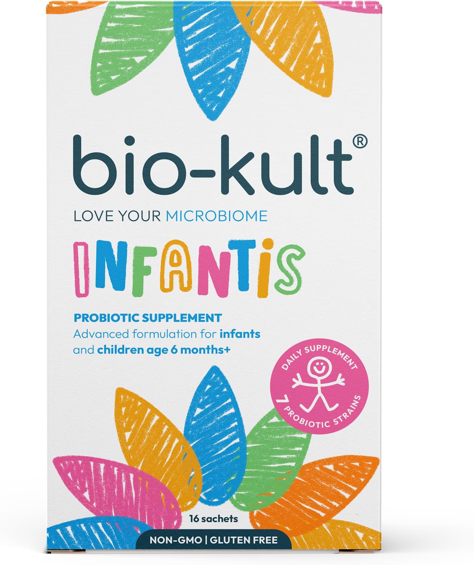 Infantis - 7 Probiotic Strains and Vitamin D3 - Helps Support The Immune System of Babies, Toddlers and Kids,16 Count (Pack of 1)