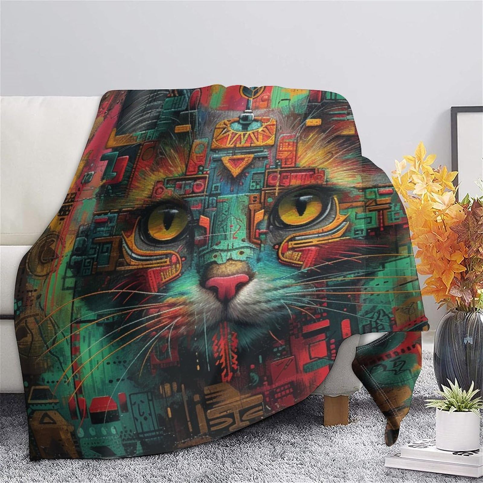 Coperta morbida in pile di flanella, ideale come regalo di compleanno per amici, familiari, regalo di Natale per amici e partner, coperta natalizia per divano e letto, 200 x 230 cm