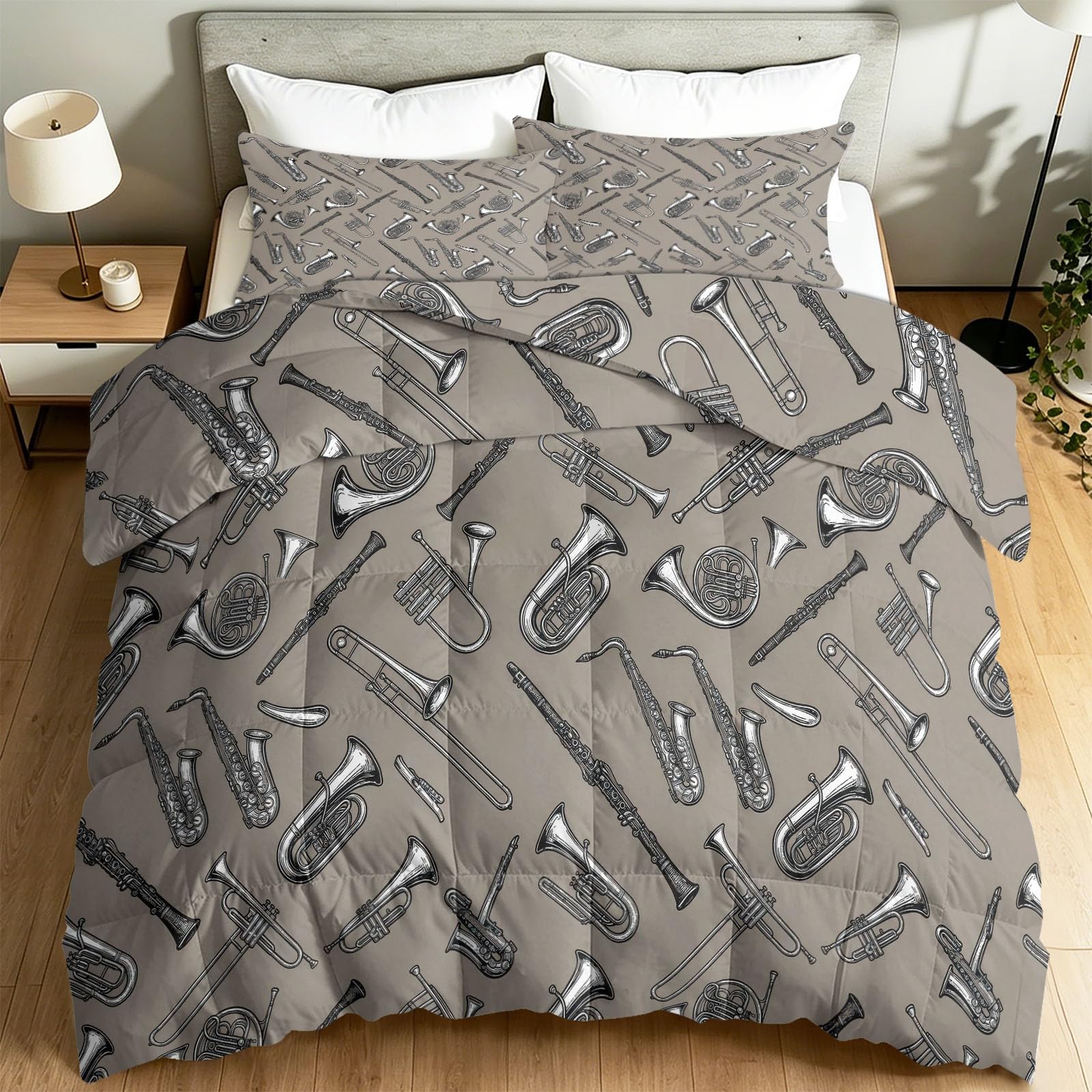 Couette été 260x240 légère réversible vintage pour ados et adultes