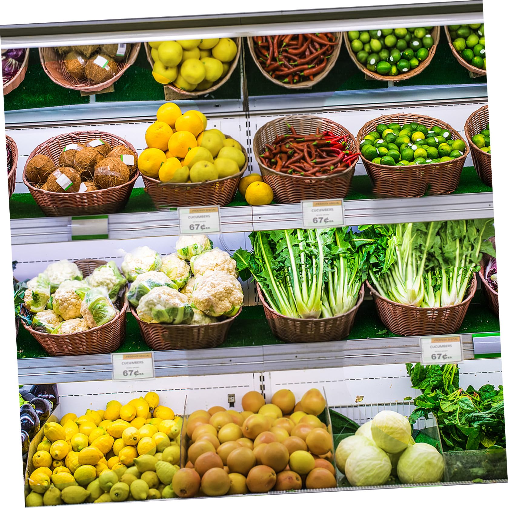 10 Sets Etikettenhalter Für Den Einzelhandel Installieren Aus Acrylmaterial Supermarkt-display Index-etiketten-clip Für Den Marktgebrauch 30 Stück * 10