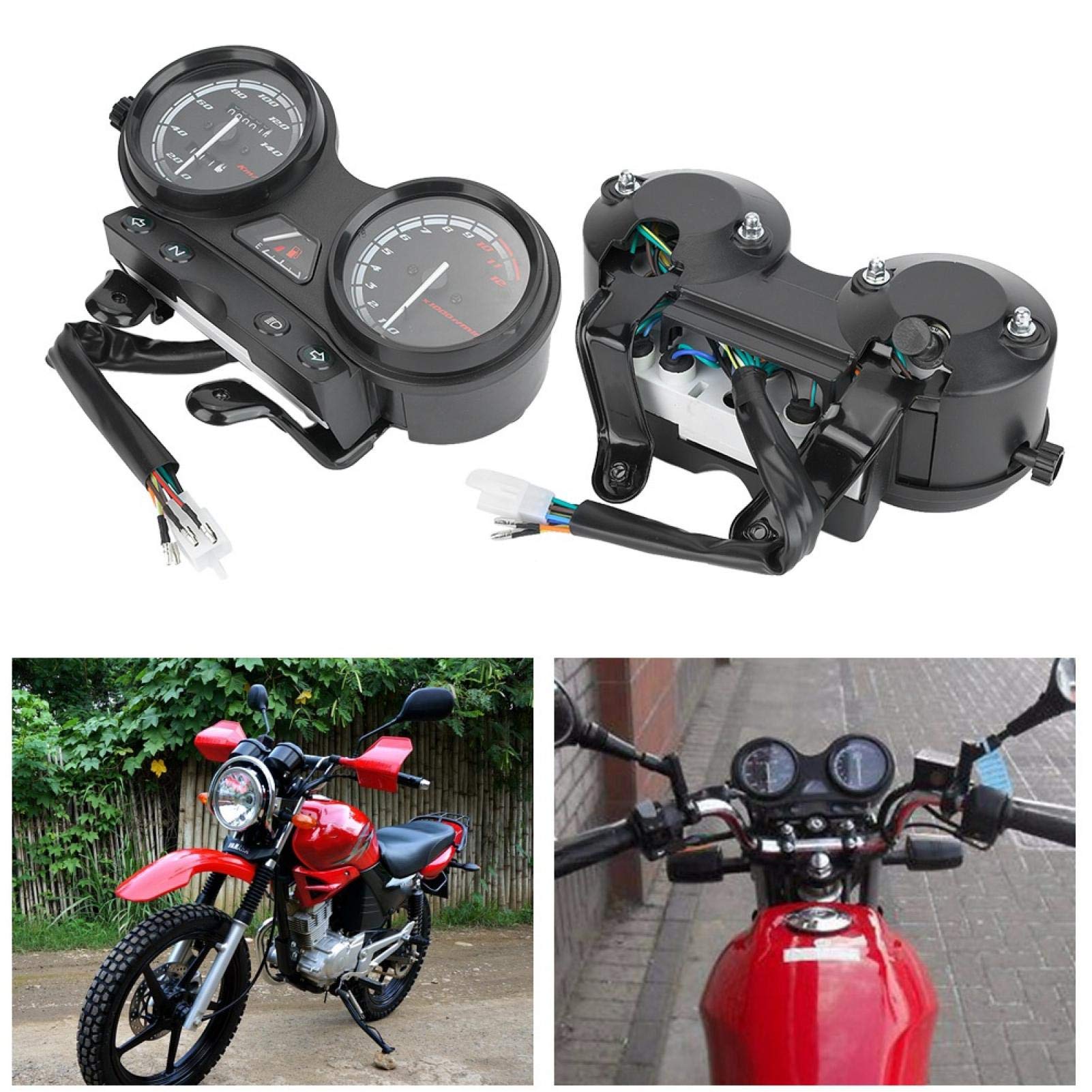 Pour Compteur YBR 25 Tachymètre De Moto Compteur De Vitesse Haute Précision Odomètre Numérique omique Instrument De Moto Fiable Avec Affichage Cl Pour YBR 25 Accélérez Votre ure!
