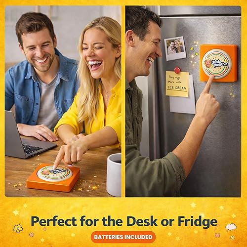 Miniatura 4 de The Monocle Breakers Donald Trump Talking Positivity Button – 15 Affirmation Quotes in His Voice – Funny Political Humor Desk Toy Gift