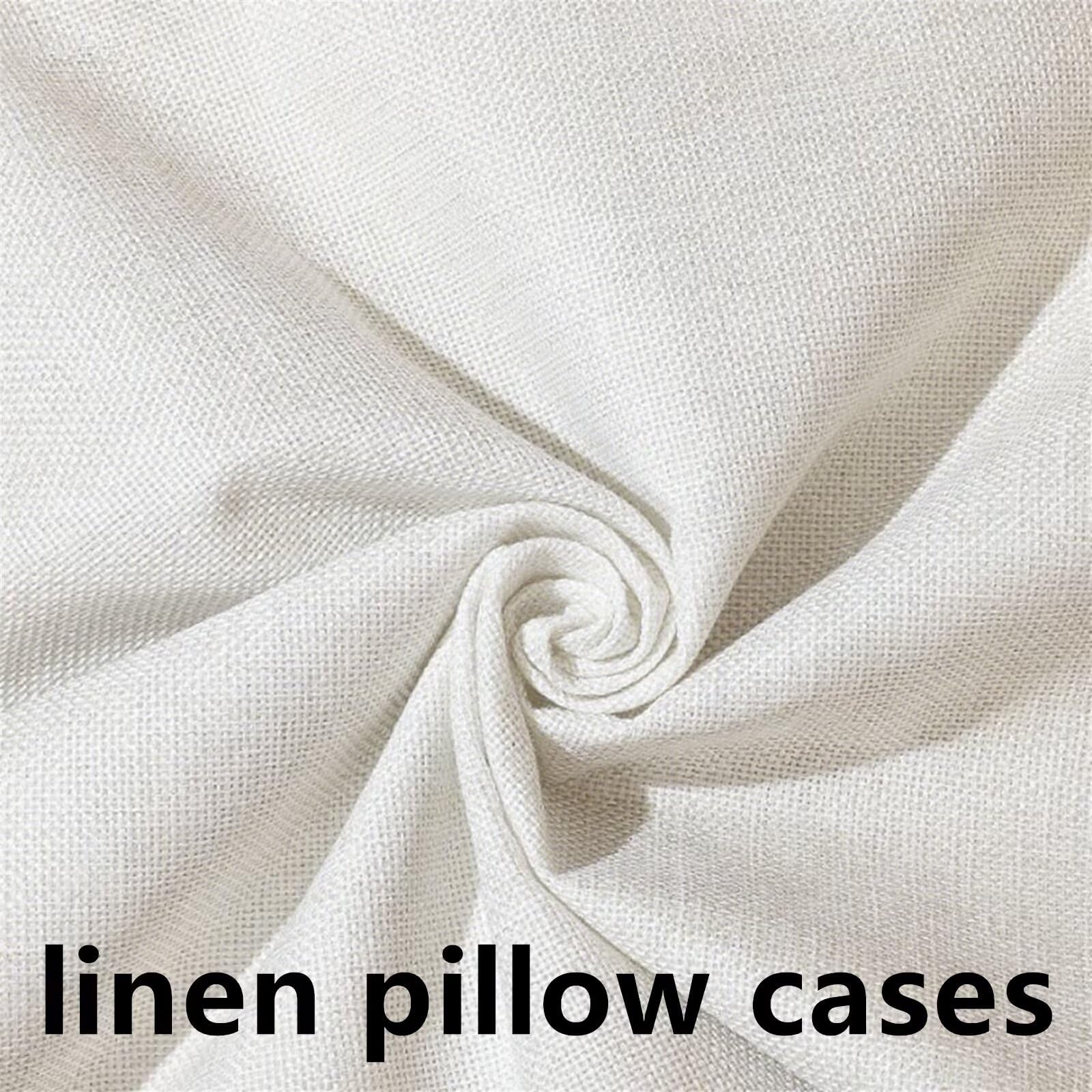 Seitenschläferkissen Bezug 60 x 180 cm Einfachheit Langes Körperkissen Leinen Side Sleeper Pillow Cover mit Unsichtbarer Reißverschluss Kissen Bezüge, Schlafen Körperkissen Geschenke für Frauen G-660