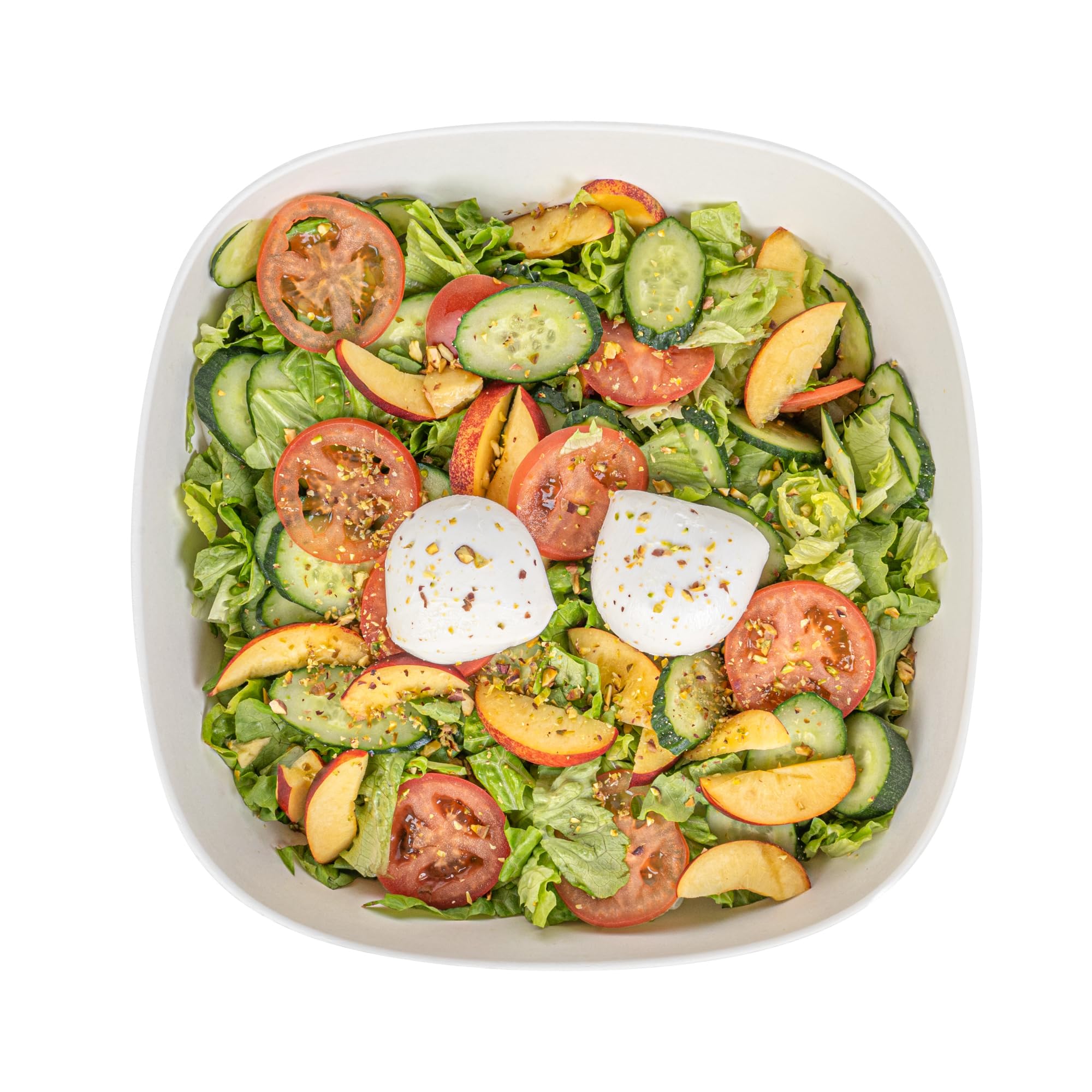 Restaurantware Pulp Safe Modular No PFAS añadido 5,386.4 g White Sugarcan/Bagasse Bowl – Home Compostable – 11 3/10.2 cm x 11 3/10.2 cm x 10.2 cm – Caja de 100 unidades