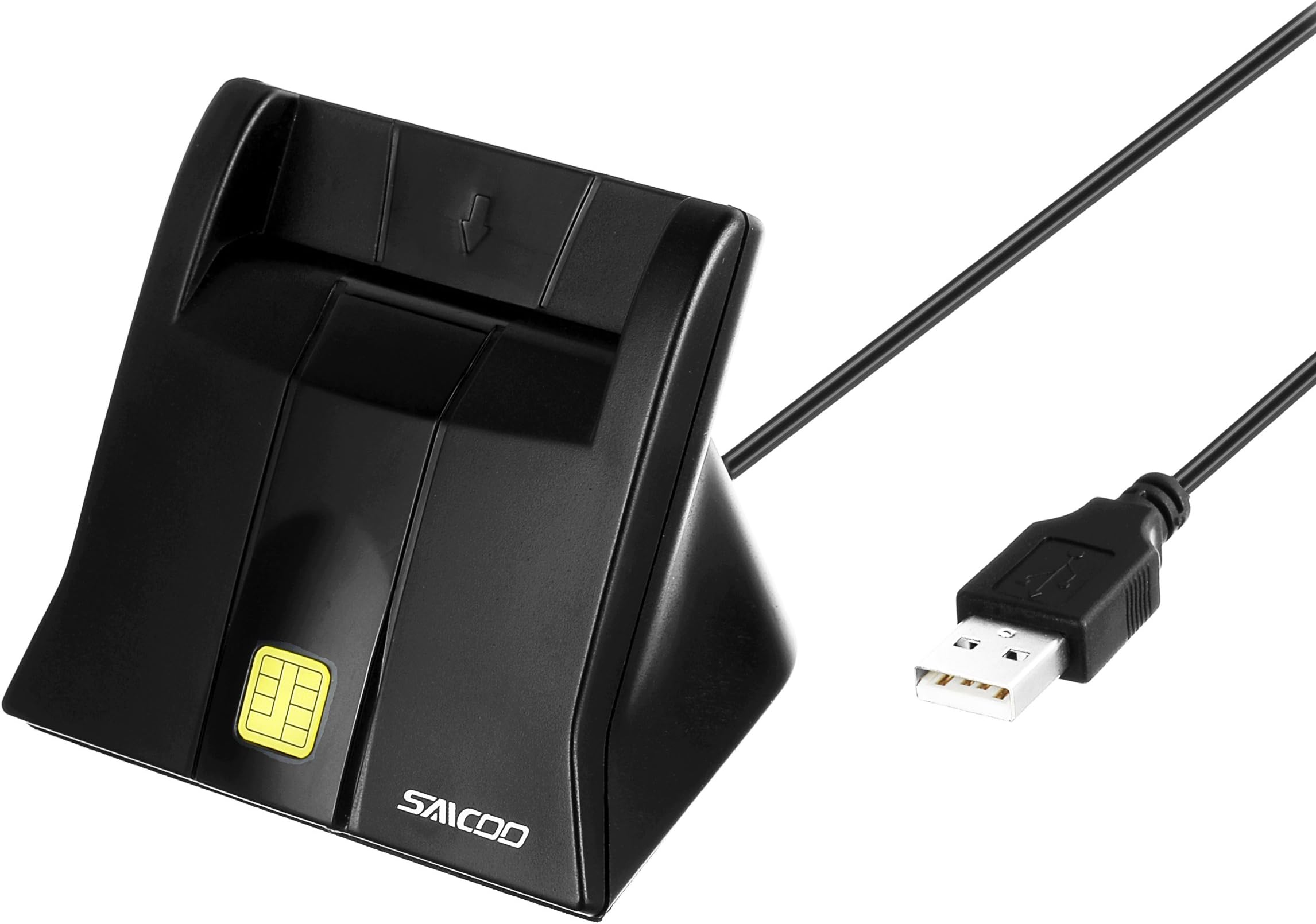 USB A  CAC Smart Card Reader, (Vertical Version)