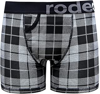 RodeoH Boxer Packing Underwear FTM Transgender - Gray Plaid - coolthings.us
