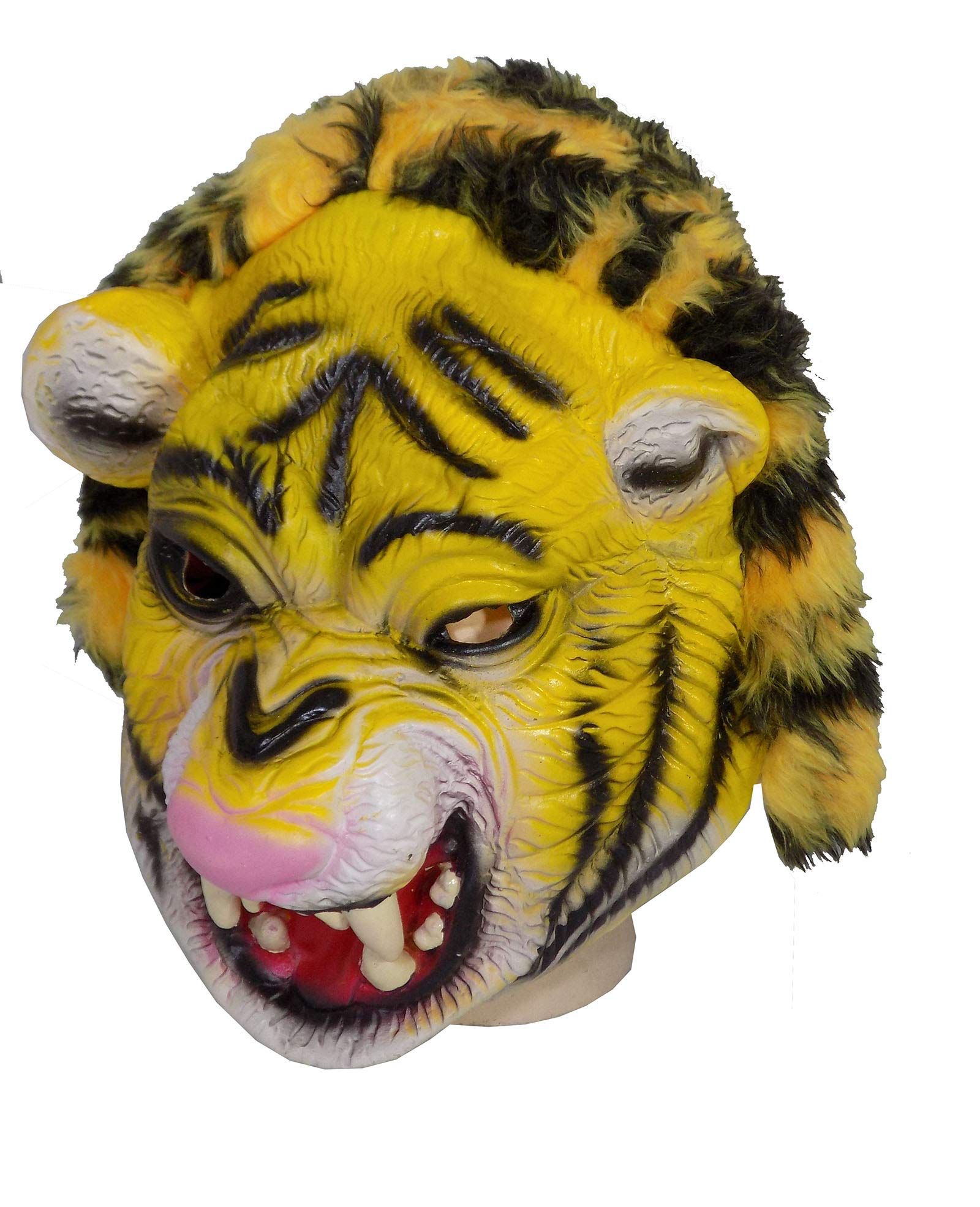 brown leaf Fancy Realistic Masquerade Tiger Animal Full Head Cover Mask for Animal and Bird Theme Party and Scary Halloween Party 1