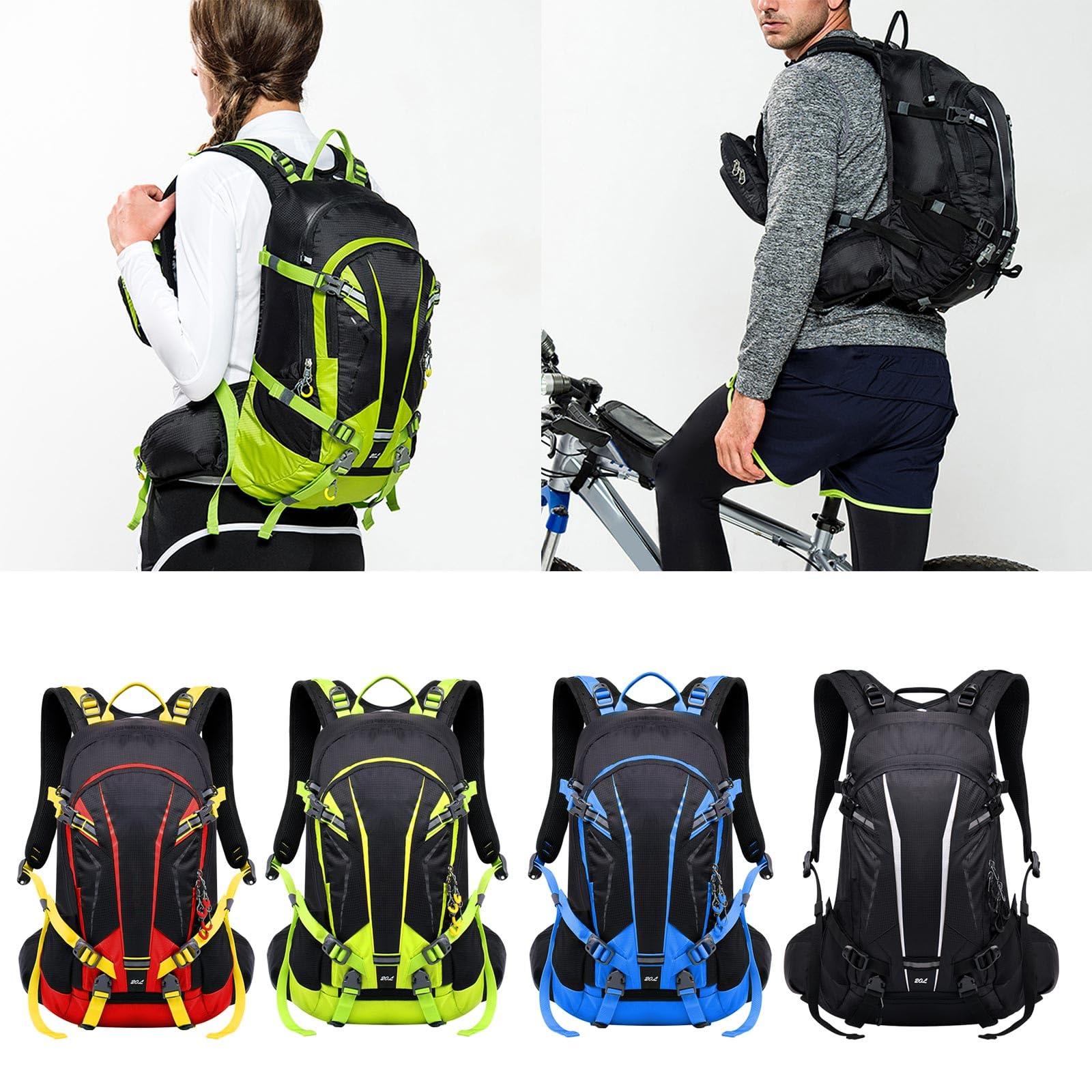 Grande capacità zaino sport palestra borsa doppia tracolla con tracolla regolabile palestra borsone zaino pieghevole viaggio