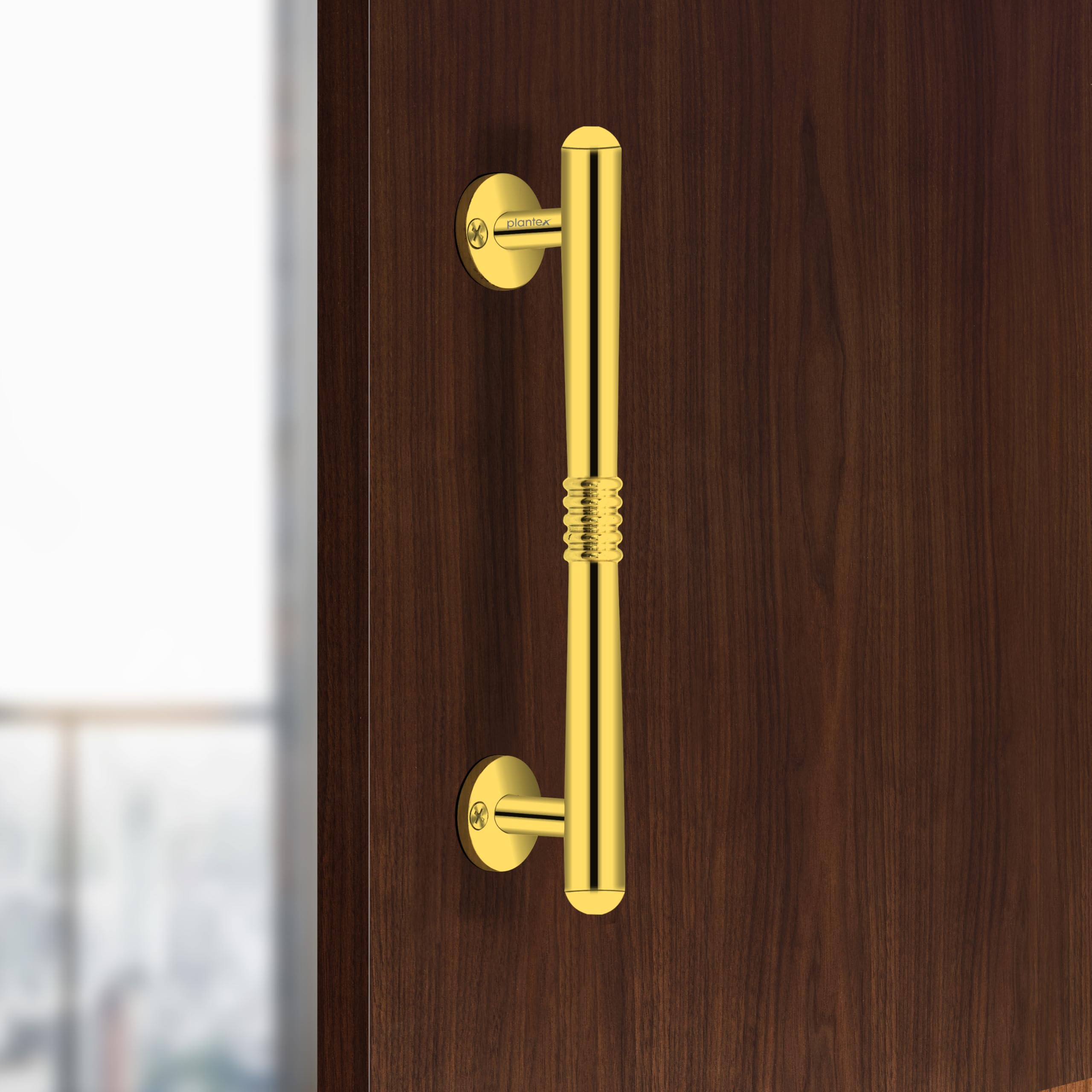 Plantex Main Door Handle/Stainless Steel Handle for Door/8 Inch Pull-Push Handle/3 Years Warranty Pack of 1 (S-142, Brass Antique) — Amazon image 10