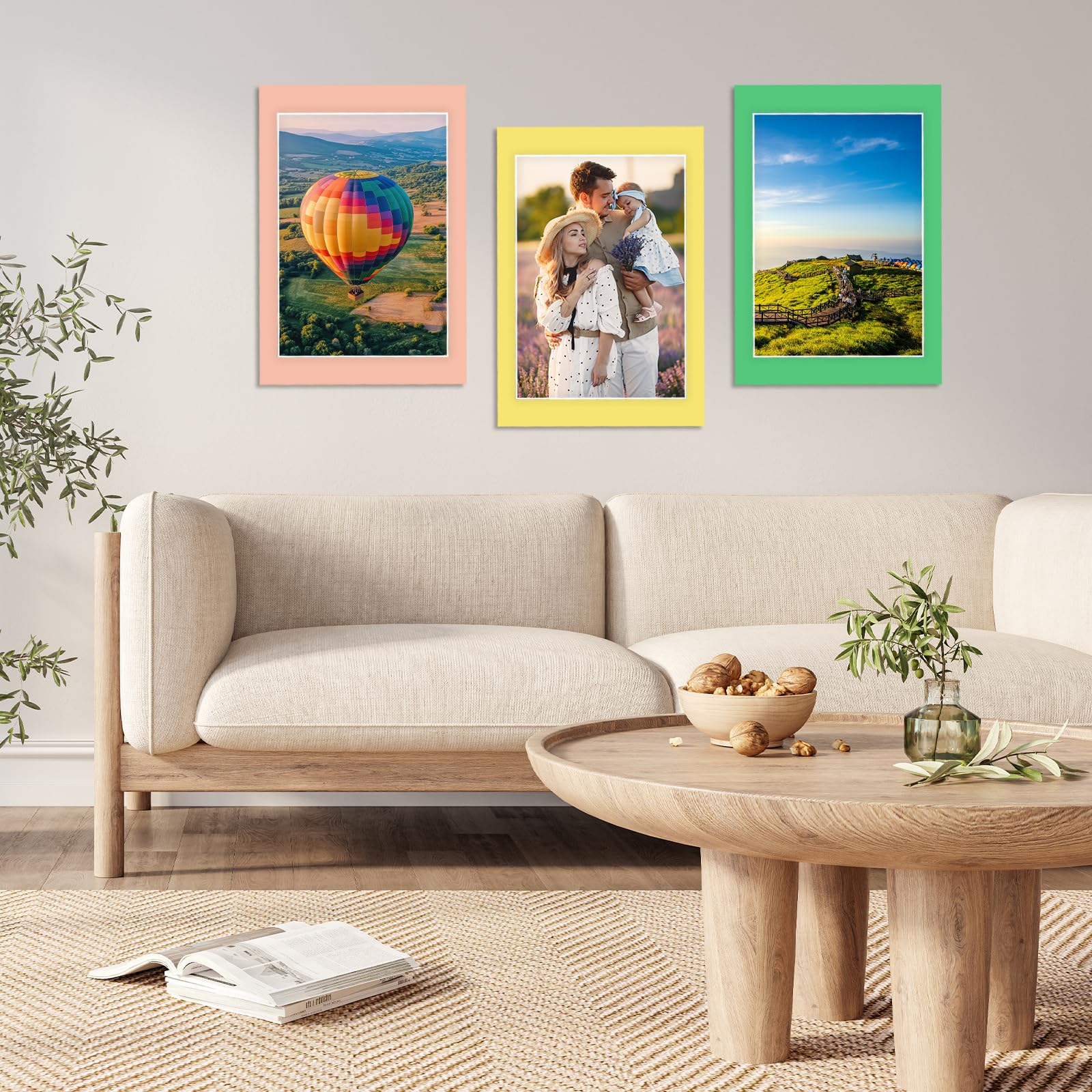 15 Stück 61 x 91 cm Bildermatten, gemischte Farben, Rahmenmatten für 20 x 30 Bilder, Ausstellung, Fotorahmen, Matte, Kern, Schrägschnitt, Mattenbrett, Show-Kit für Fotos, Drucke, Kunstwerke
