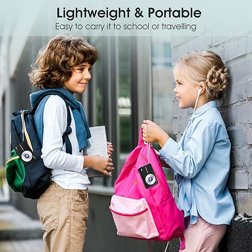Miniatura 6 de Cámara digital FHD 1080P para niños y adolescentes - Tarjeta de 32 GB, zoom 16X, linterna, compacta y portátil