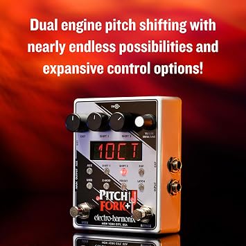 Electro-Harmonix Pitch Fork Plus Polyphonic Pitch Shifter Pedal