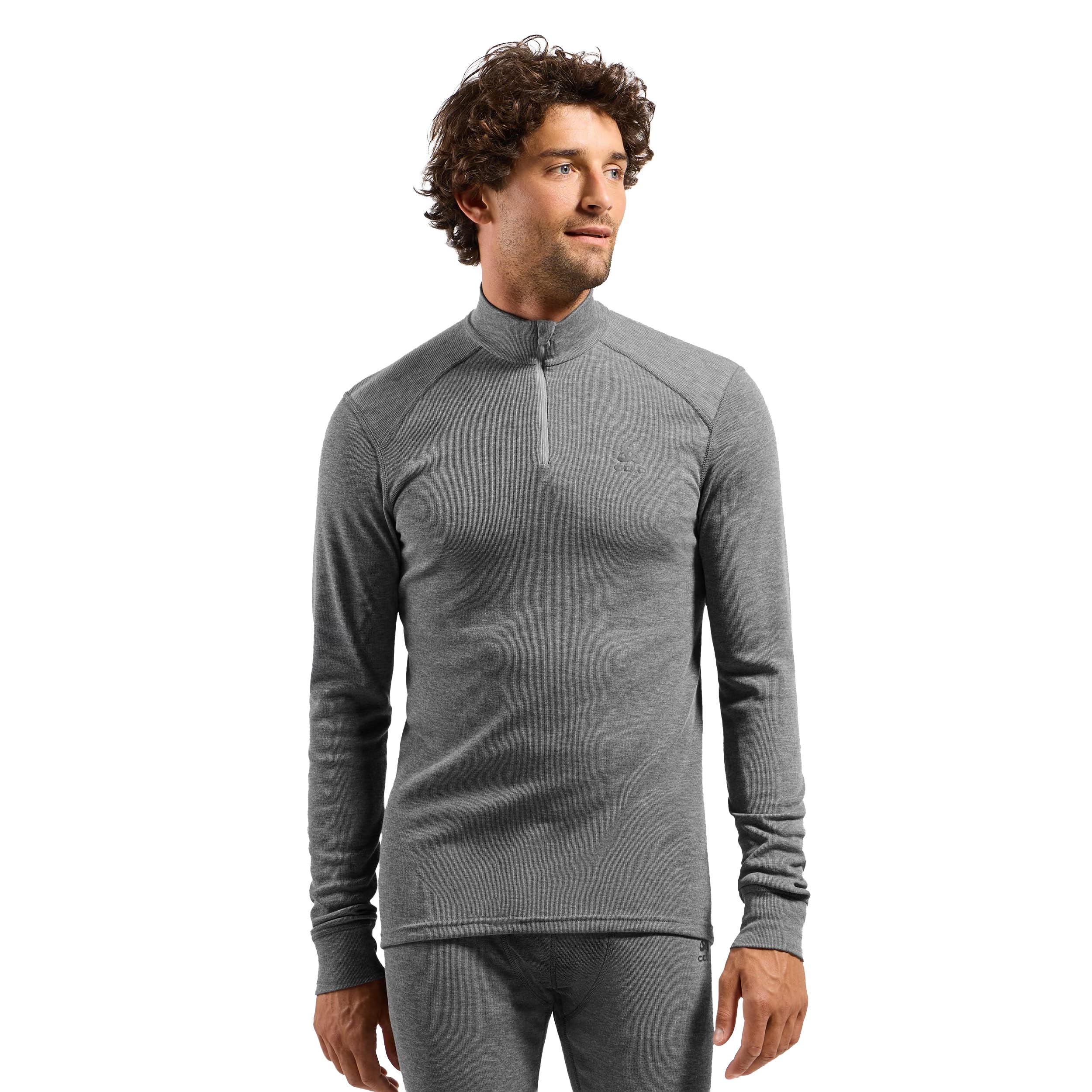 Odlo Herren Active Warm Half Zip Longsleeve Langarm Unterhemd Funktionsunterhemd