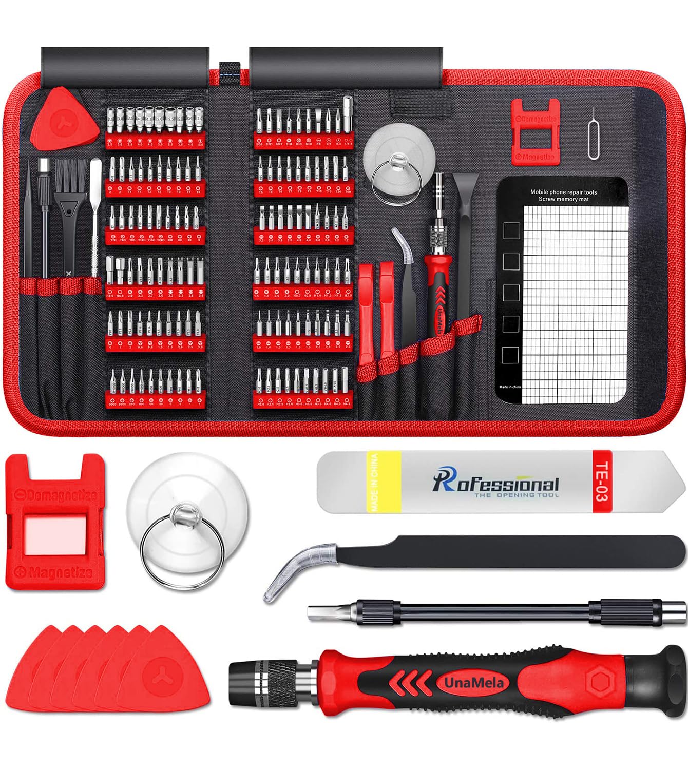 Snapklik.com : PC Building Tool Kit 140-IN-1: Computer Tool Kit For ...