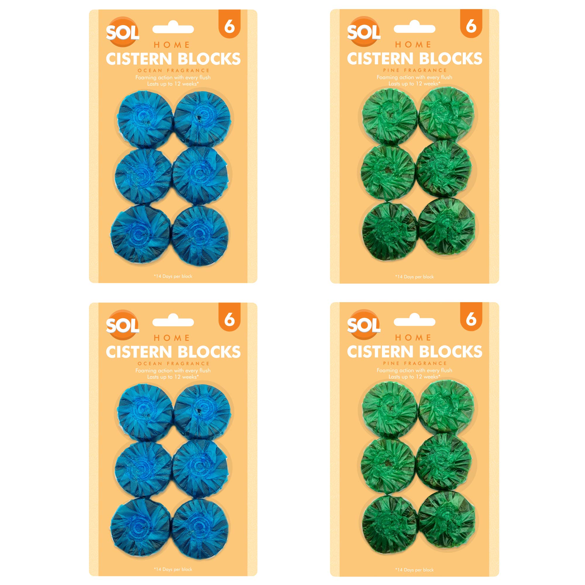 Buy Toilet Cistern Blocks 24 Pack Toilet Blocks Toilet Fresheners