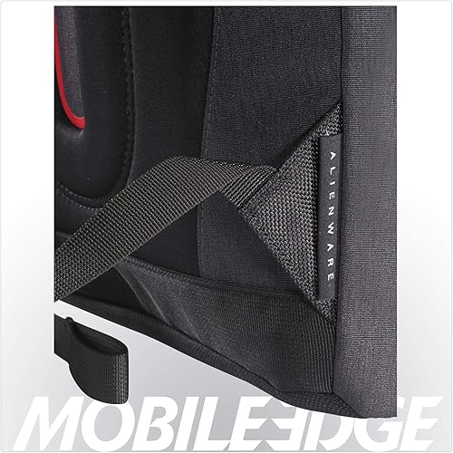 Miniatura 8 de Dell Alienware Area-167.3 ft Elite - Mochila para computadora portátil para juegos, 17 pulgadas, grisnegro (AWA51BPE17)