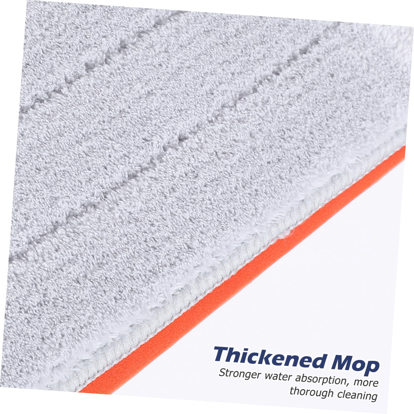 Veemoon Fregona Plana Multifuncional 6 Paños Absorbentes, Trapeador sin Lavado, Material Grueso Azul, Fácil de Usar para Limpieza Rápida Hogar y Pisos de Azulejos