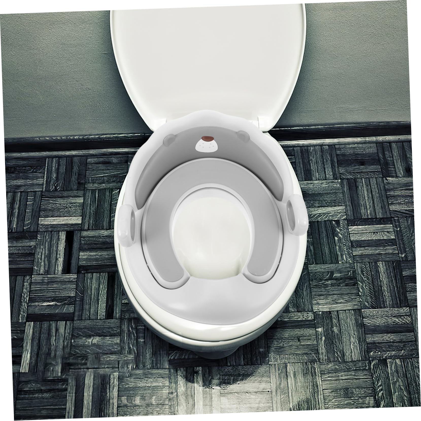 Toddmomy Asiento de Inodoro para Niños Asas Pp Fácil de Limpiar y Montar para Baño Doméstico