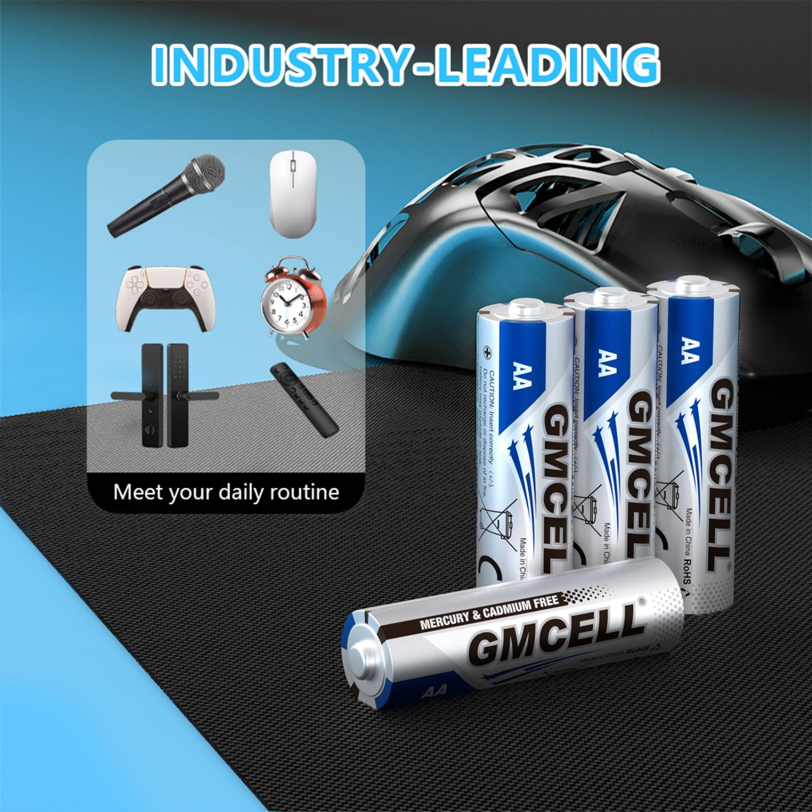 Exell 1.2V 300mAh NiCD AAA Rechargeable Battery Flat Top Cell