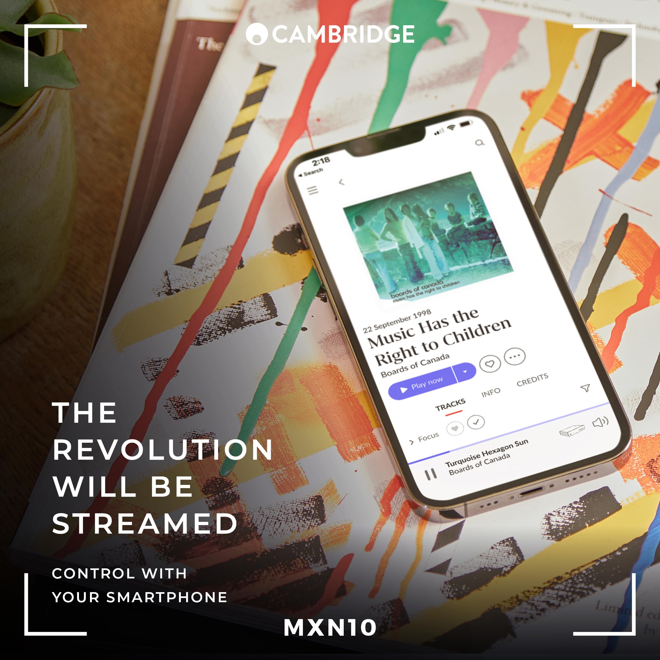 Cambridge Audio MXN 10 - Kompakter, separater, hochauflösender WiFi-Netzwerk-Audioplayer und -Streamer mit Bluetooth 5.0, Internetradio und ESS Sabre DAC - Lunar Grey