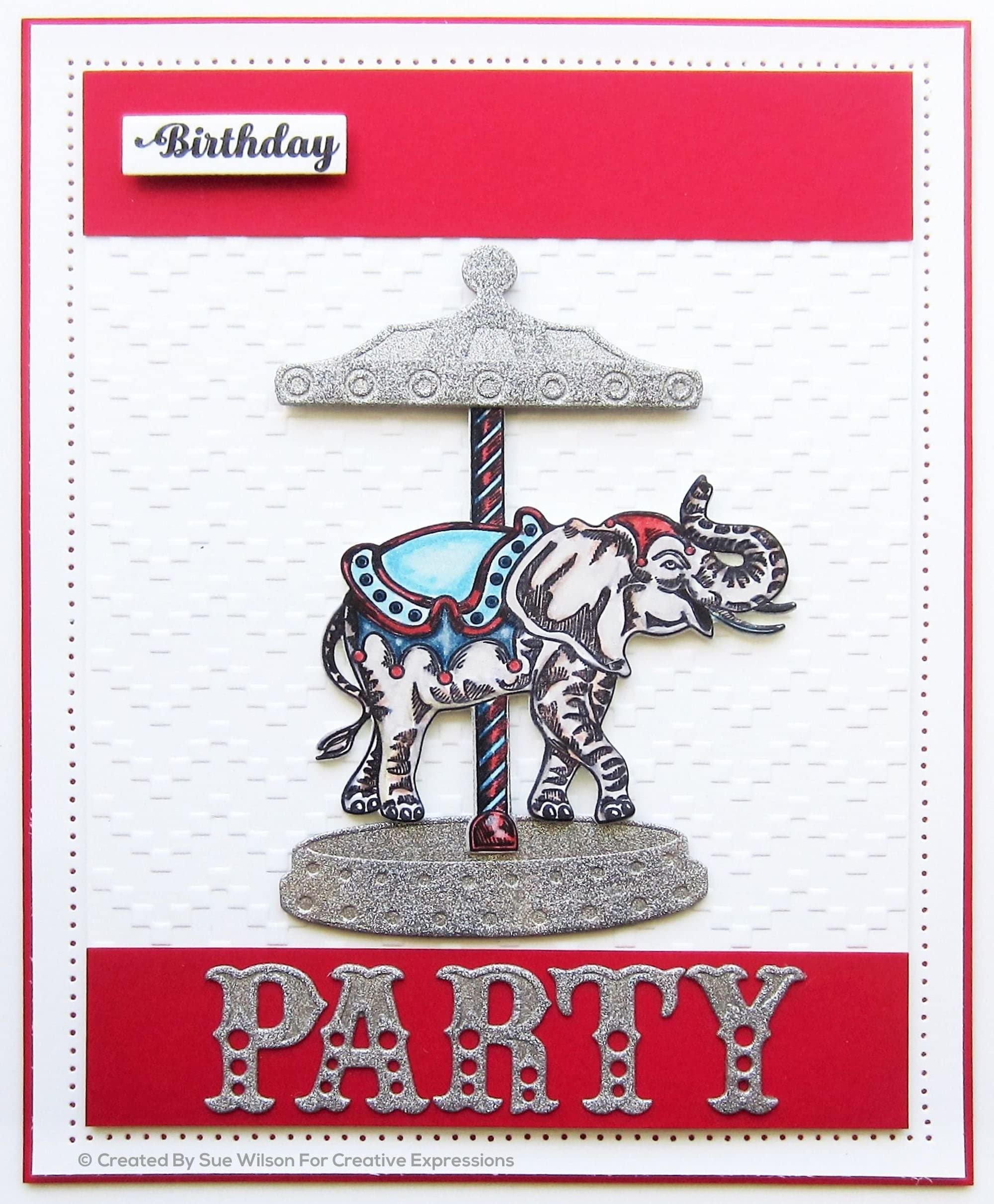 Sue Wilson - Necessities - Carousel - Animals - Craft Die