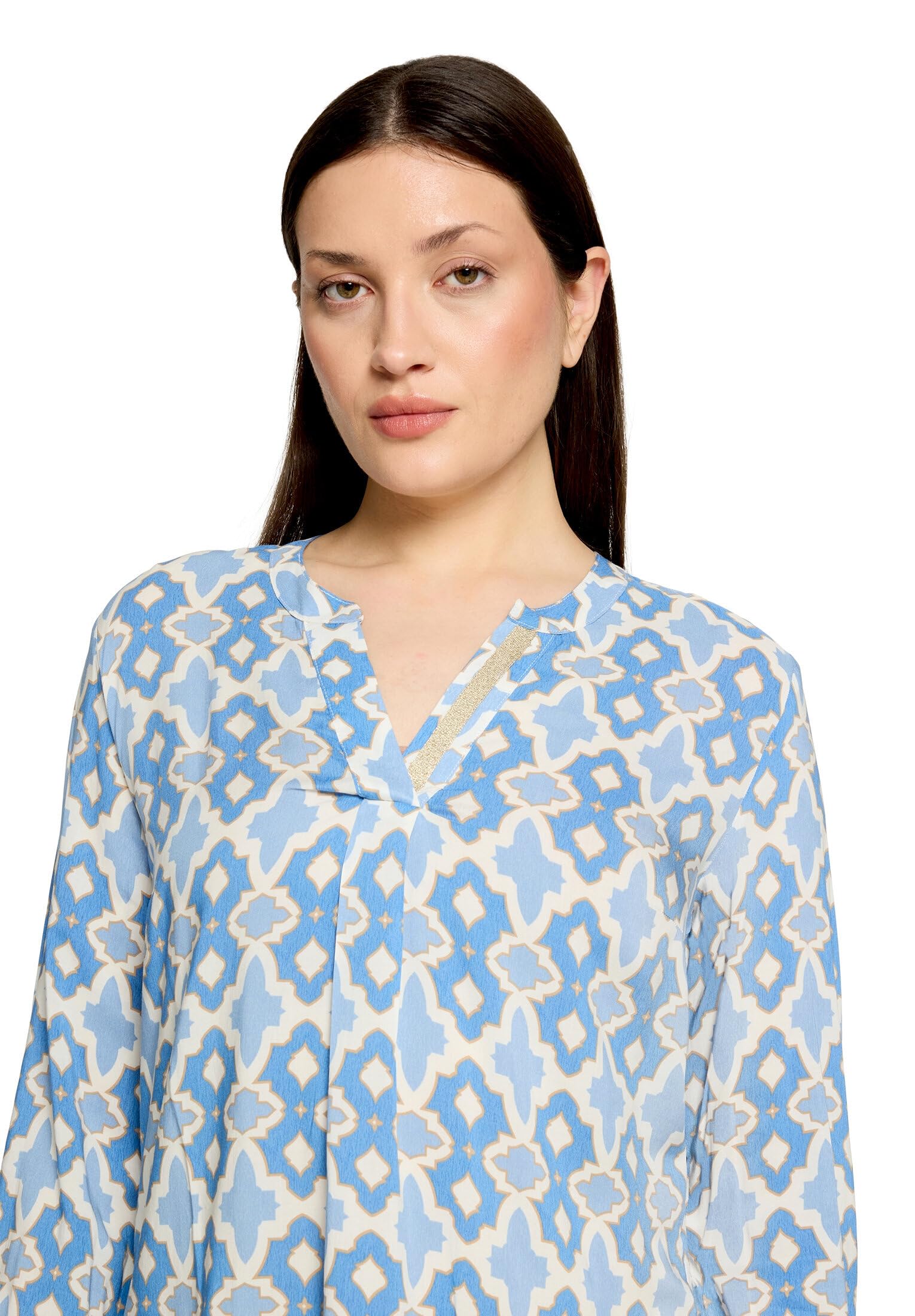 Cartoon Damen Blusenshirt mit Muster